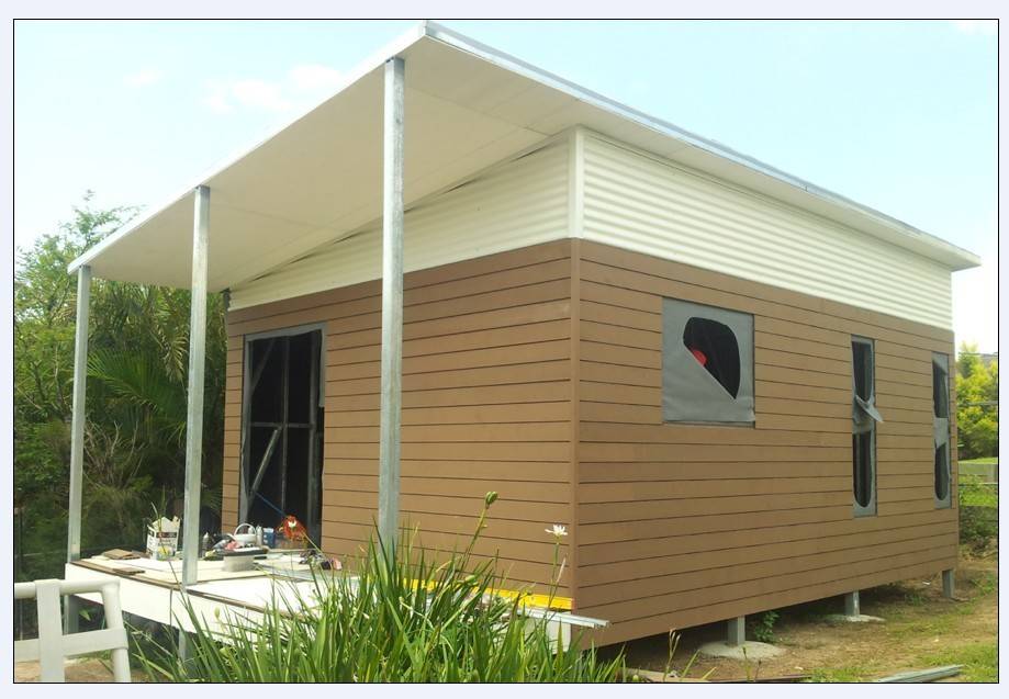 Struktur Baja Ringan Rumah Datar / Lipat Nenek Australia Dengan Berat Ringan