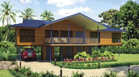 Rumah Kayu Prefabrikasi Bali / DLL Home Beach Bungalows For Holiday Living
