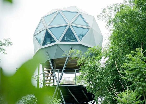 Prefab Wooden Dome House: A Cool Cabin Tree Dome House For Airbnb