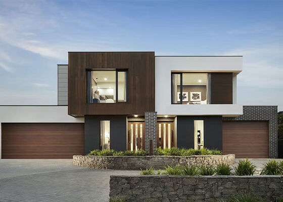 China Prefab Steel Framepanelized Home Kits 40Ft Sandwich Panel Waterproof Luxury Villas