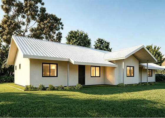 Luxury 5 Bedroom Prefab Villa Light Steel Frame House for Sea Area Coastal Living