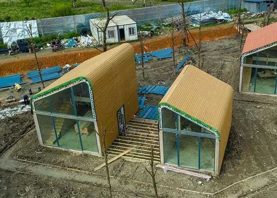 Modern Design Prefab Light Steel House Villa For Holiday Steel Home Kits Resort Hotel Custom House