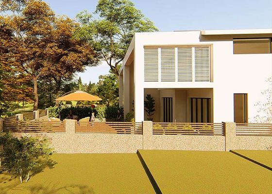 Prefabricated Luxury Duplex Villa Wiht Light Steel Framing Or Panelized System