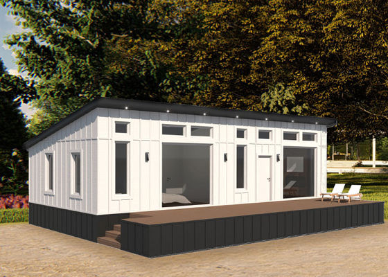 Rumah Studio Rangka Baja Ringan Prefab Rumah Rangka Baja Rumah Kit Untuk Dibangun