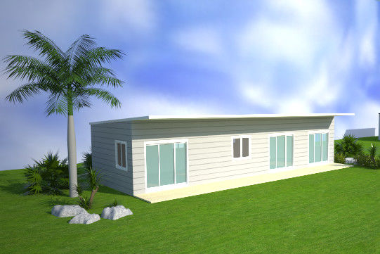 MultiFunction Prefabrikasi Standar Australia Granny Flats Rumah Modular Kecil ADU
