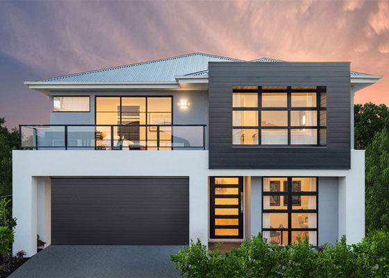 Kerangka Baja Ringan Rumah Liverpool Rumah Modular Dua Lantai Villa Mewah Modern