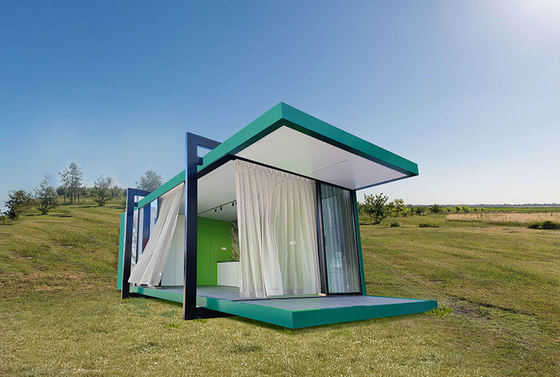 ICC ES Kerangka Baja Gauge Ringan Banglo Overwater Prefab Taman/Yard Studio