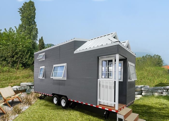 Rumah Kecil Prefab Modular Mutakhir: Desain Baja Ringan Inovatif Di Atas Roda