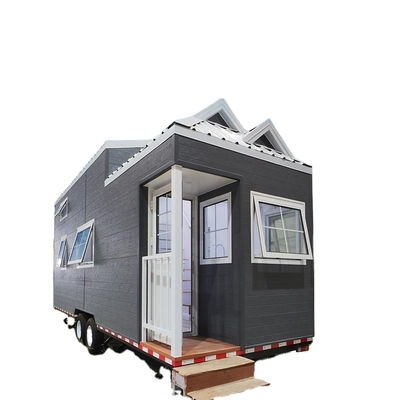 Rangka Baja Ringan Rumah Mungil Di Atas Roda Dengan Trailer Untuk Airbnb