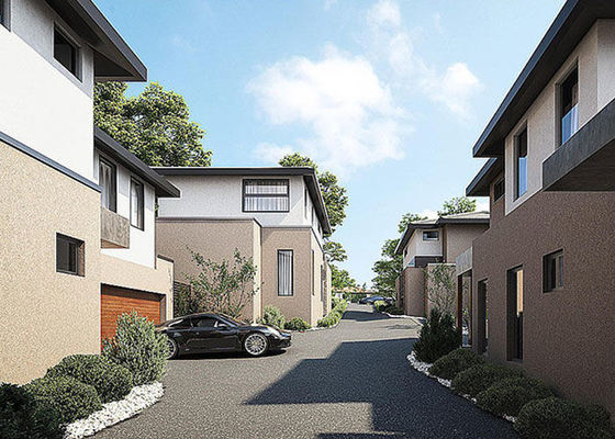 2-Storey Prefab Home With Large Windows | EU-Compliant Light Steel Framing