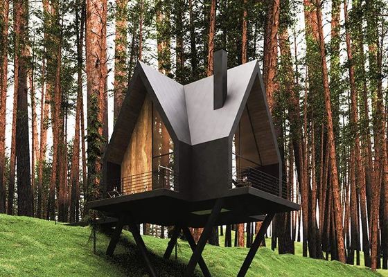 Kabin Liburan Mewah | Rumah Modular & Gudang Taman Kabin Kayu Prefab