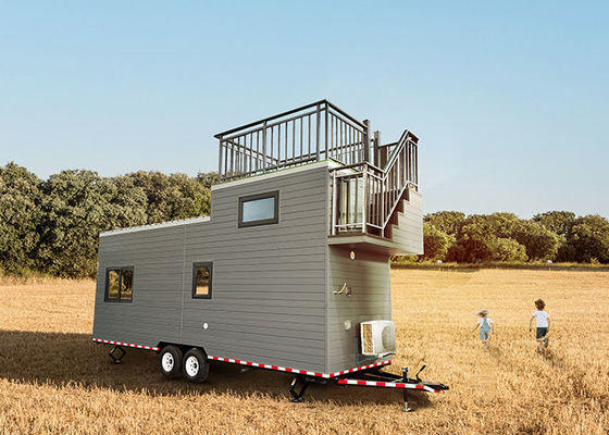 Rumah Kompak Modular Rumah Ringan Prefabrikasi Untuk Hidup Bergerak Di Amerika Serikat
