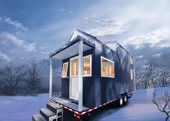 Rumah Modular AS Rumah Kecil di Atas Roda dengan Rangka Baja Ringan