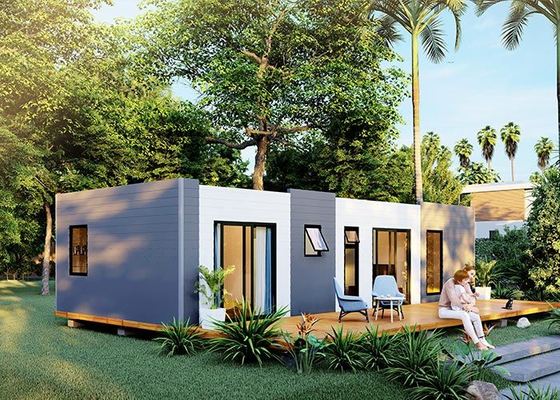 Custom Light Gauge Steel Frame Prefab House ♪ Rumah Mobil Modular Granny Flat ADU