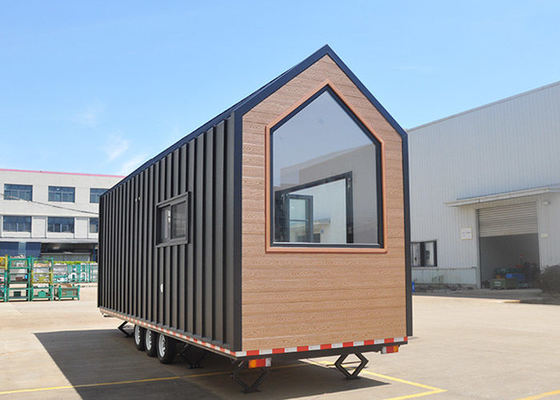 Rumah Modular Eropa Rumah Kecil Prefabrikasi Di Atas Roda Siap Dikirim Dibangun Oleh DeepBlue Smarthouse