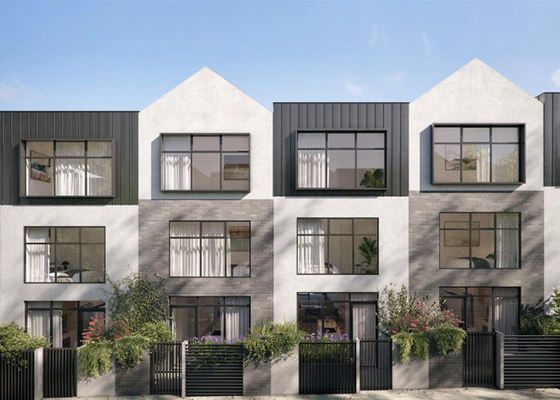 Au/Nzs/USA Standard Modular Home Prefab Rumah Bangunan Struktur Baja Ringan Apartemen
