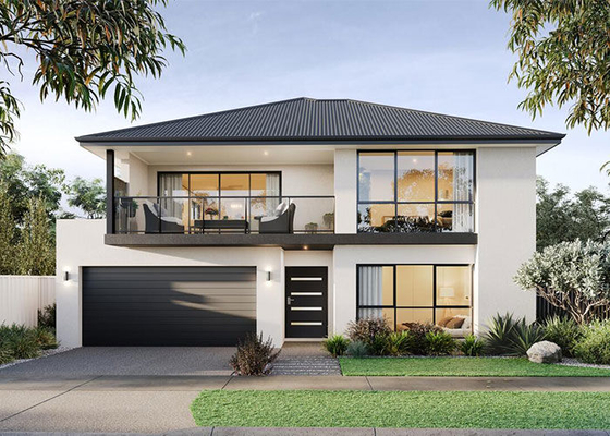 AS / NZS / USA Rumah Modular Prefabrikasi Villa Rumah Mewah Desain Untuk Dijual
