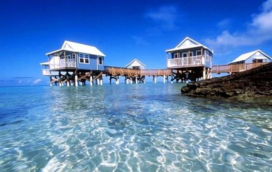 AS / NZS 4600 Resort Overwater Bungalow Untuk Rumah / Vila Keluarga