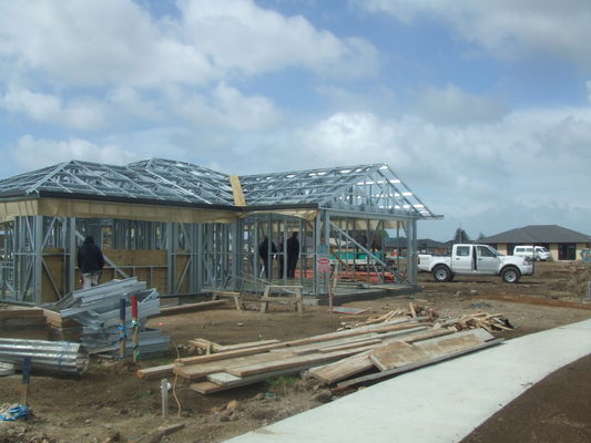 Rumah Prefabrikasi tahan lama, Desain profesional Rumah rangka baja ringan Untuk Australia