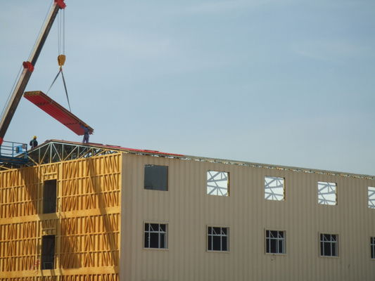 Gedung Apartemen Rumah Prefabrikasi Baja Ringan, Kit Rumah Panel Portabel