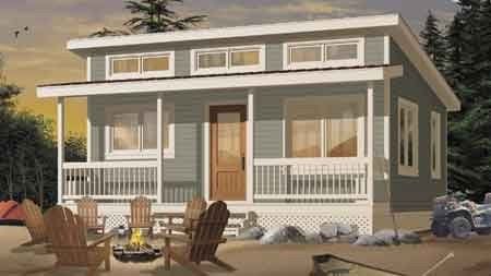 Dapatkan Rumah Kerangka Baja Ringan Dengan Kit Rumah Prefab Dengan WPC Wall Cladding Rumah Custom Dengan Desain Baru