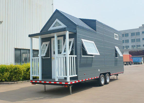 Standar Australia Prefab Rumah Kecil Beroda Mobil Rumah Perjalanan Rumah Trailer