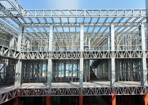 Rumah Prefab Mewah Rangka Baja Ringan Modular Rumah Keluarga Tunggal Standar Amerika