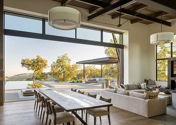 Customized Prefab House Villa And Office Building With Outdoor Aluminum Windows & Doors