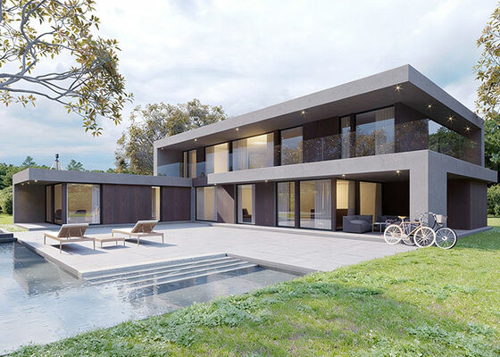 AS/NZS Standard Prefabricated Light Steel Frame Modular Home Kits dari Cina