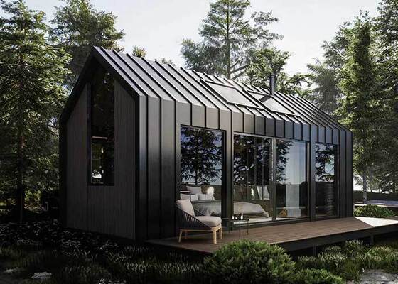 Rumah Prefab Modular – Kabin Kemping Rangka Baja Ringan Dengan Material Bangunan Berkualitas Tinggi