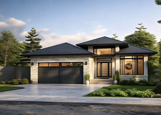 AS/US Standard Light Steel Villa. ♪ Prefab Luxury Mansion Rumah keluarga tunggal