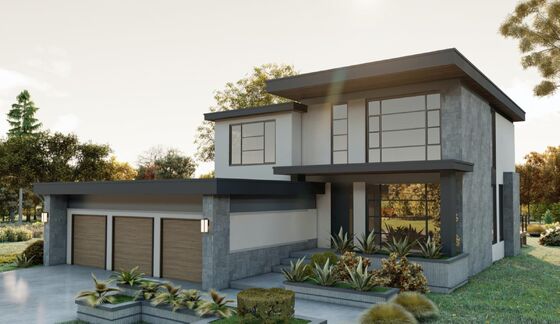 Rumah Prefab Modular untuk Keluarga Tunggal dengan Rangka Baja Ringan Rumah Mewah