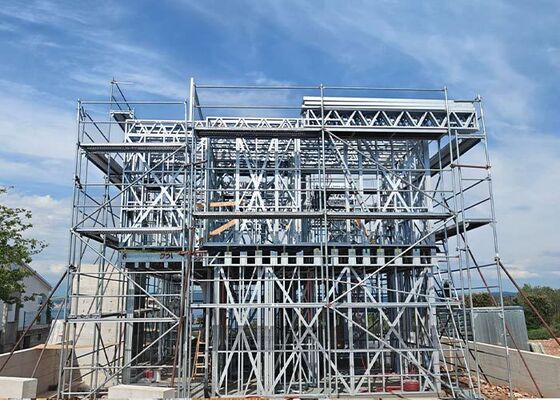 Rumah Keluarga Tunggal Rangka Baja Ringan Prefab Mediterania Mewah | Kroasia