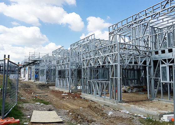 Rumah Villa Prefabrik Modern Rumah Pabrikan Bangunan Rangka Baja Ringan Prefabrikasi