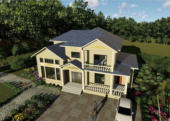 ICC-ES Certification Prefabricated House Villas Light Steel Frame House With Best Price