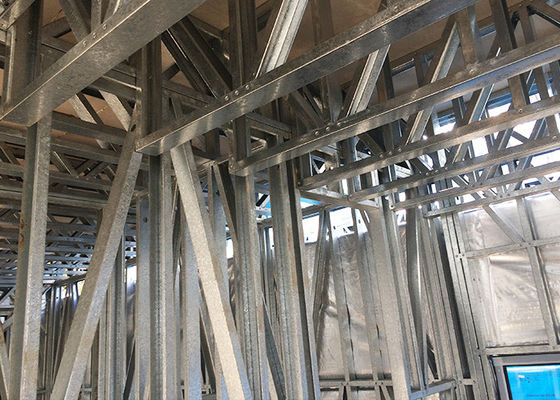 Light Steel Prefabricated House Apartment Buildings , Portable House Panelized Home Kits