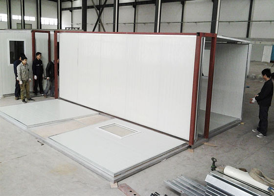 Rumah Sakit Lapangan Portabel: Penampungan Rangka Baja Pengukur Cahaya Putih Untuk Tanggap Darurat