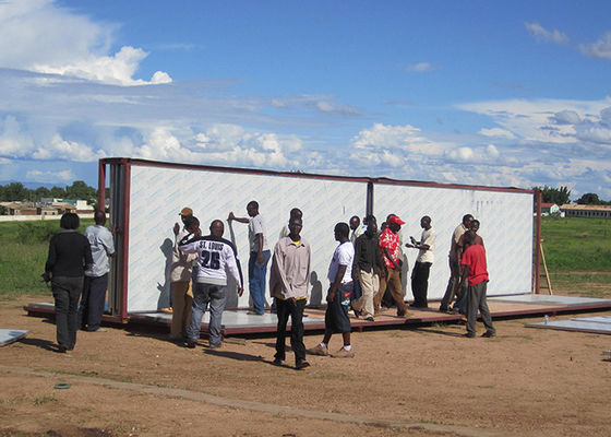 Shelter Darurat Untuk Keluarga, Perumahan Darurat Portabel Untuk Akomodasi Darurat isolasi rangka baja