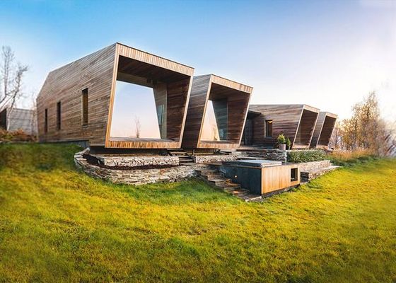 Rumah Modular Standar Australia untuk Studio Taman Airbnb Rumah Liburan