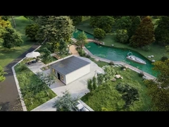 Struktur Baja Ringan Australian Granny Flat / Foldable House Dengan Bobot Ringan