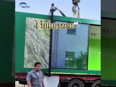 Rangka Pengukur Baja Ringan Kuning Prefab Garden Studio Murah dengan Ukuran Kecil