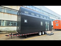 Harga Murah Baja Ringan Rumah Kecil Pada Roda Kabin Prefab Dijual AU/NZ