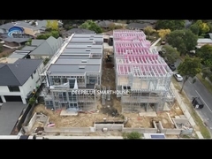 Standar Australia Prefab Ringan Guage Steel Frame Rumah Lantai 2 Apartemen