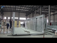 Lapisan Portable Darurat Rumah Tangga Tempat penampungan rumah lutos panel sandwich